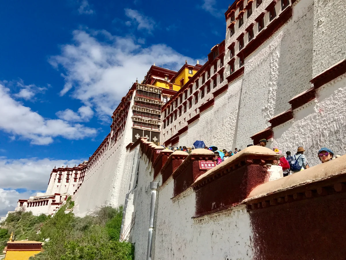 投稿写真：ポタラ宮の内部へ続く階段