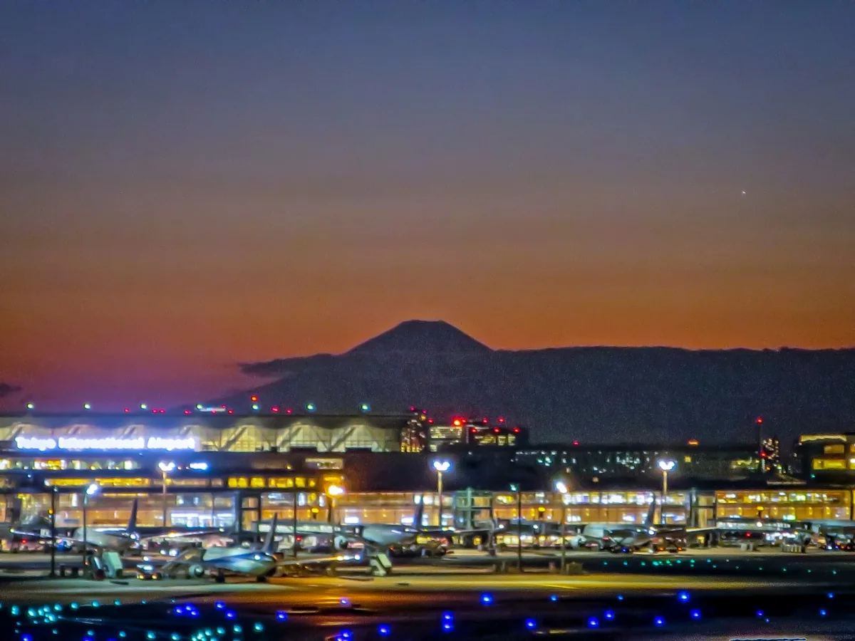 投稿写真：水星と夕富士