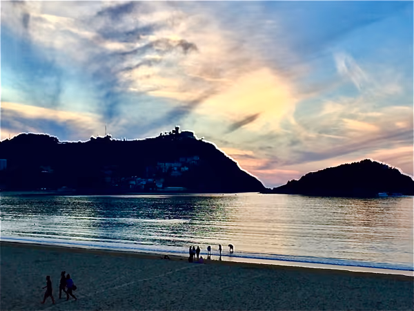 投稿：サン・セバスチャンの夕暮れ
