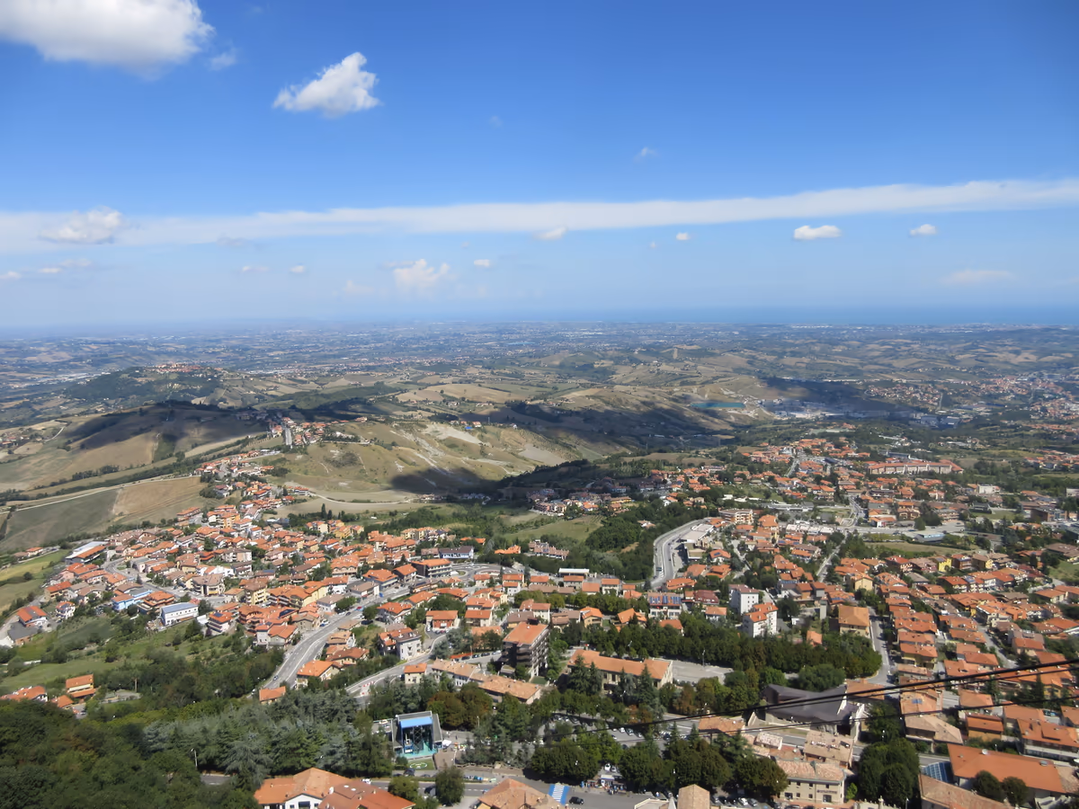 投稿写真：ティターノ山からのイタリアとアドリア海