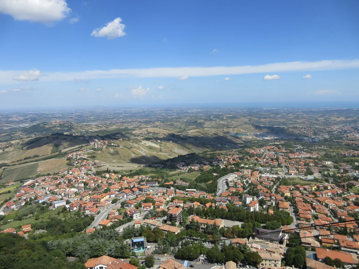 投稿写真：ティターノ山からのイタリアとアドリア海