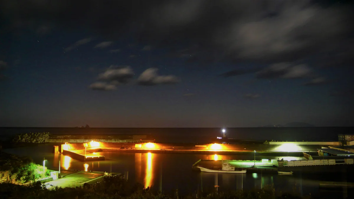 投稿写真：夜の漁港