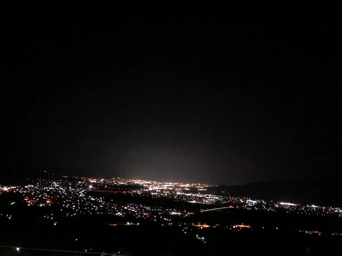 投稿写真：善光寺平の夜景