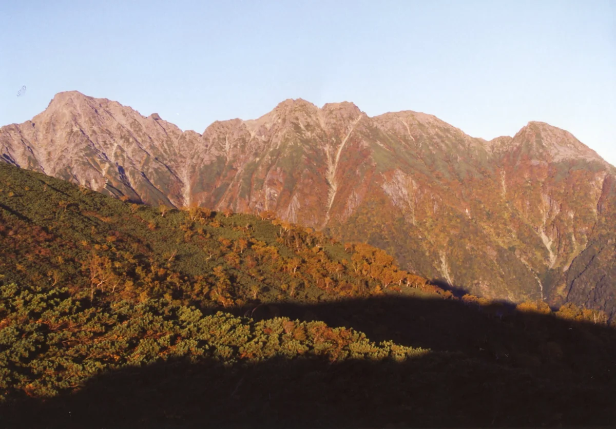 投稿写真：明神岳と前穂高岳