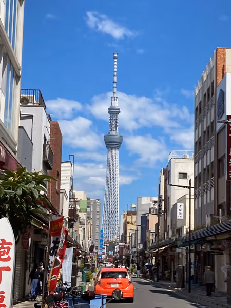 投稿：下町から東京スカイツリーを望む