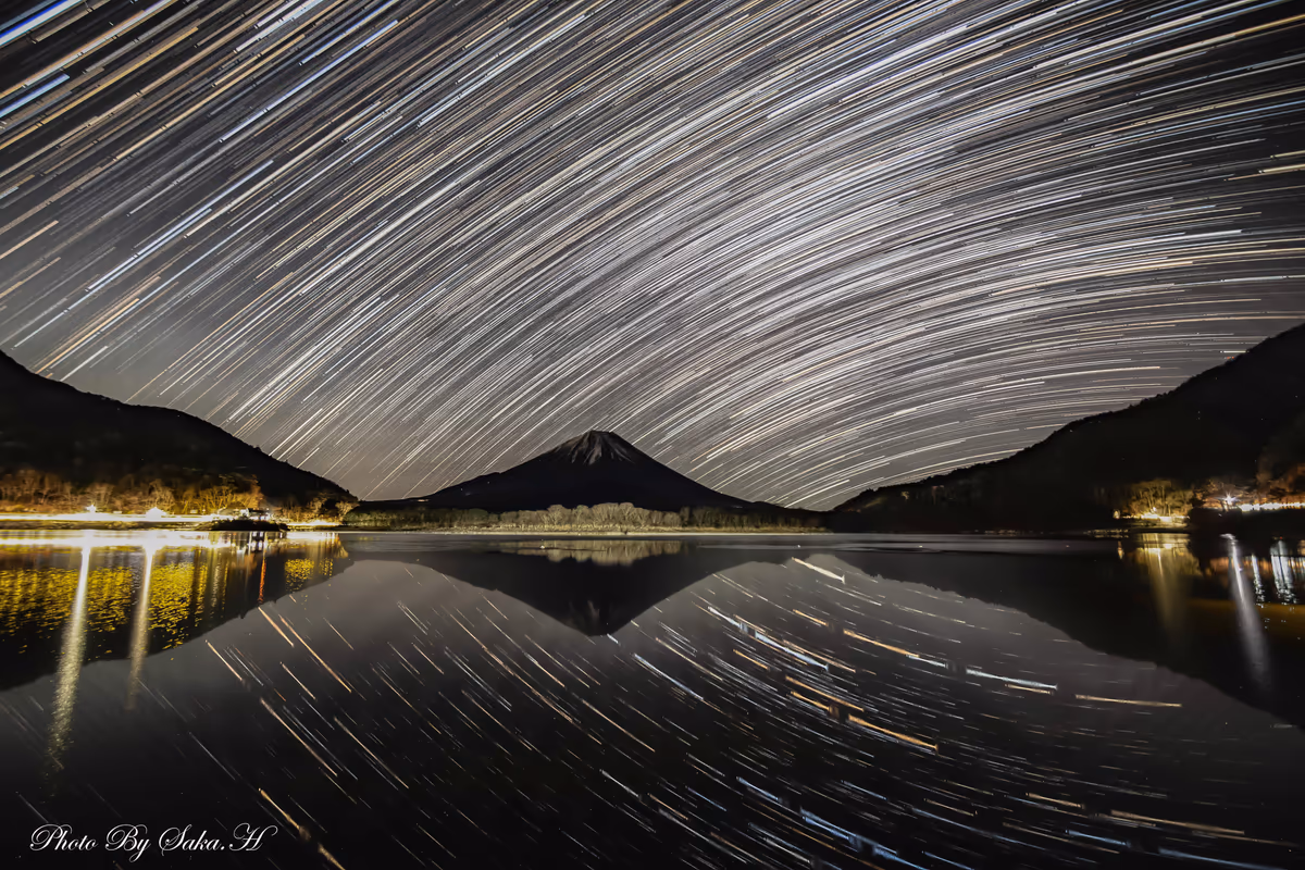 投稿写真：精進湖の夜