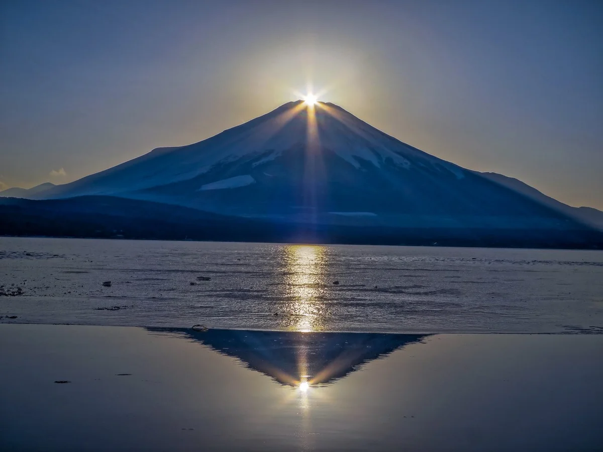 投稿写真：ダブルダイヤモンド富士とサンロード