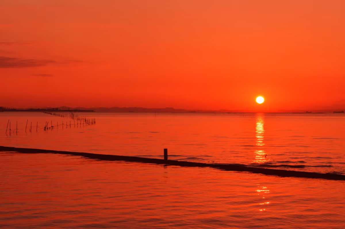 投稿写真：江川海岸の夕景