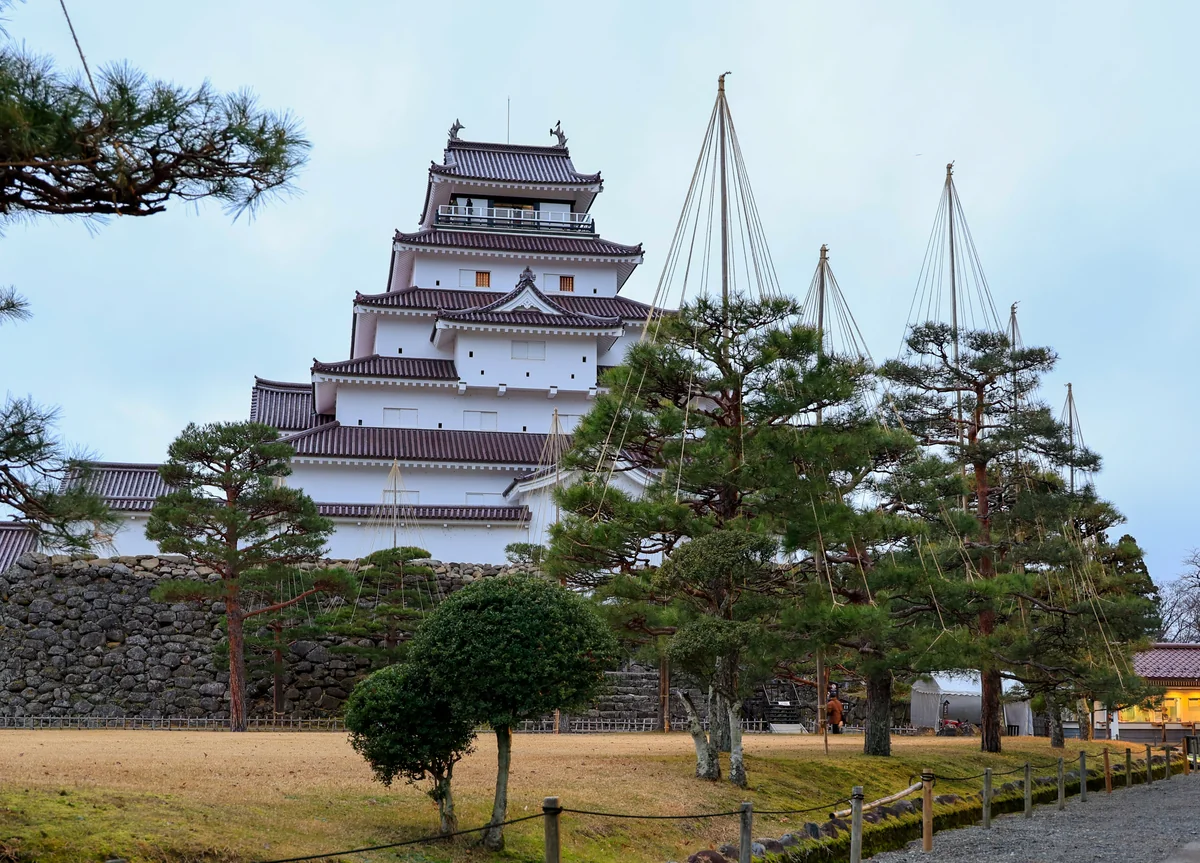 投稿写真：鶴ヶ城の雪吊り