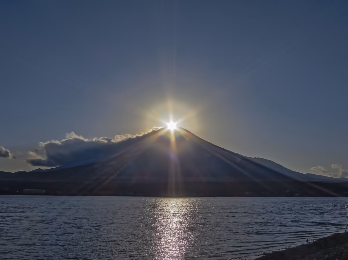 投稿写真：ダイヤモンド富士の始まり