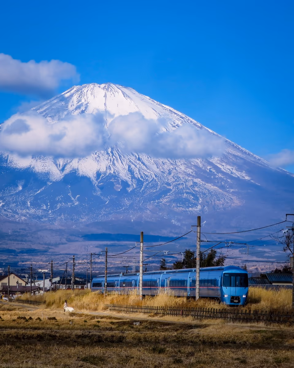 投稿写真：御殿場線特急ふじさんと富士山