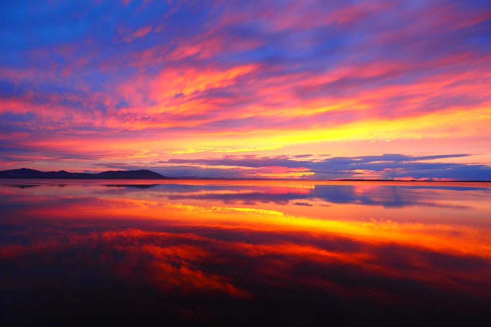 投稿写真：サロマ湖の夕焼け