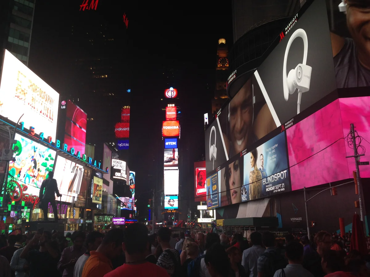 投稿写真：タイムズスクエア@マンハッタン