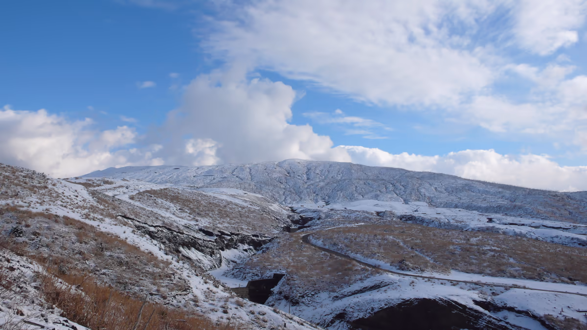投稿写真：島の雪