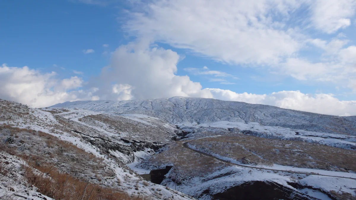 投稿写真：島の雪