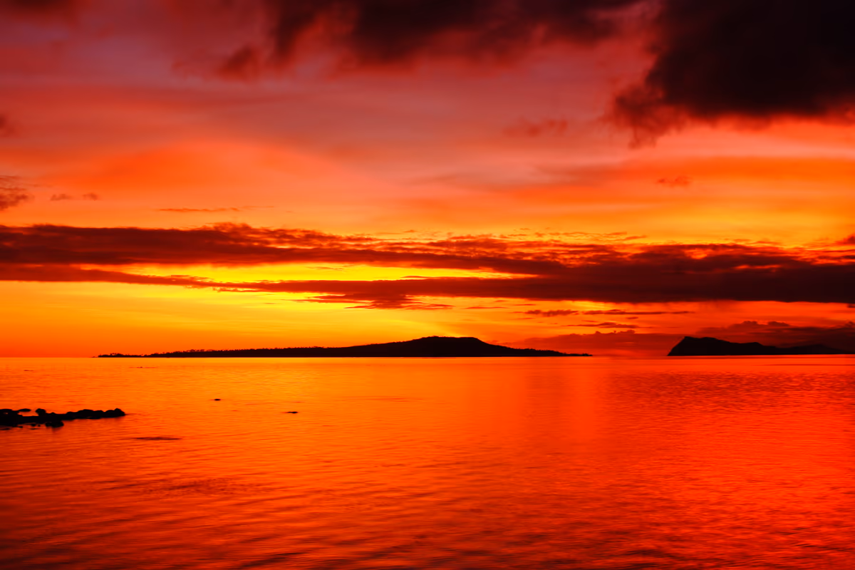 投稿写真：サモア　ウポル島の夕焼け