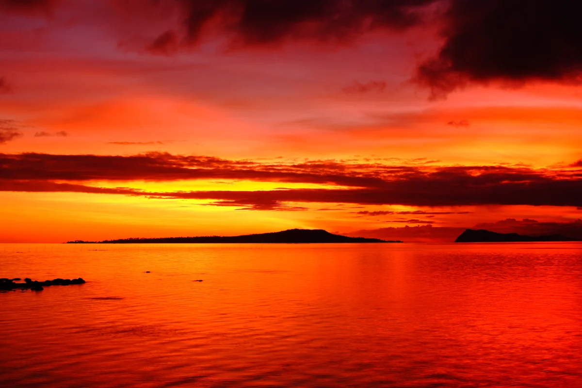 投稿写真：サモア　ウポル島の夕焼け