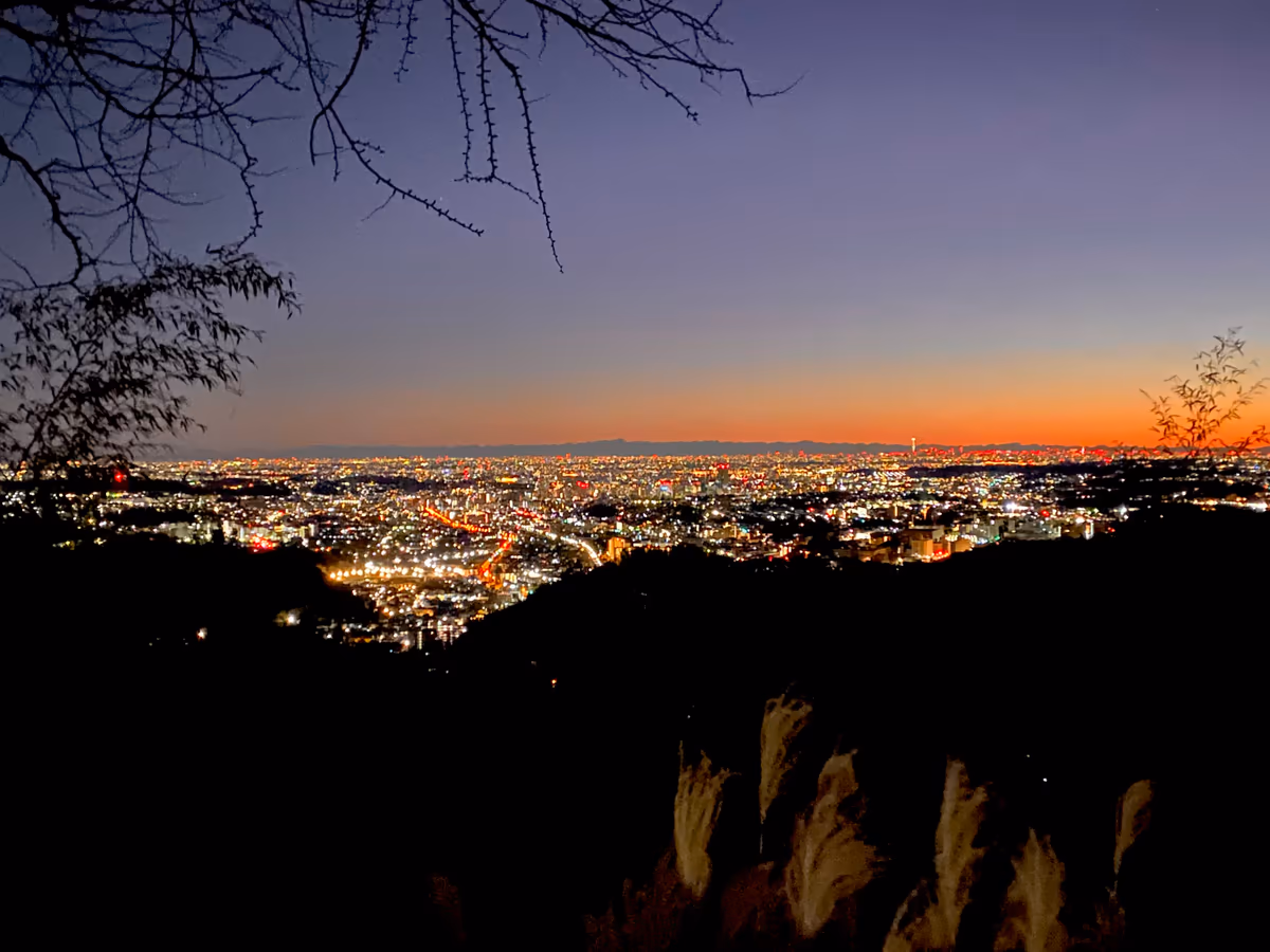 投稿写真：2022年元旦の高尾山からの夜景