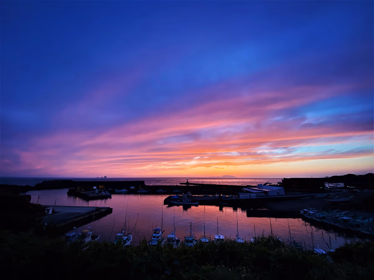 投稿写真：５月最後の日曜日の夕陽