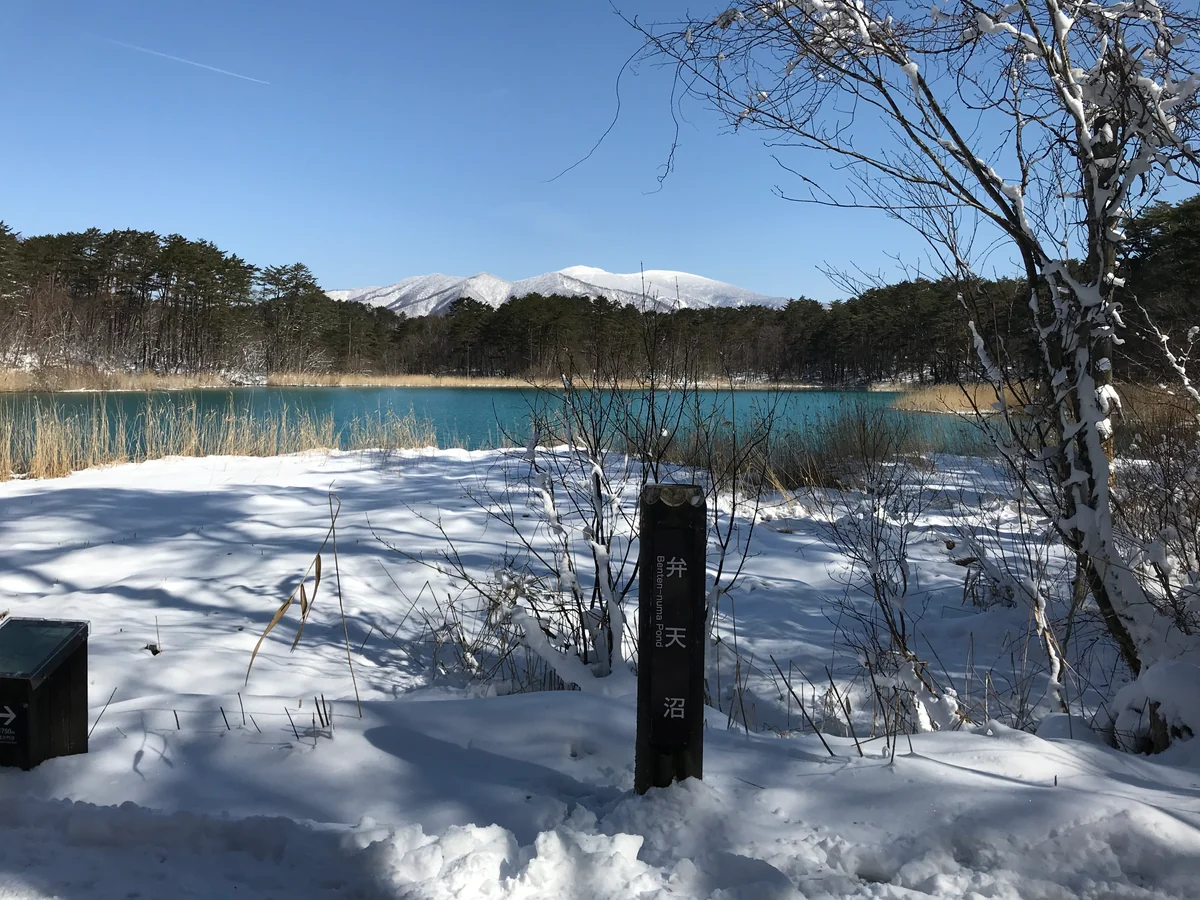 投稿写真：雪の弁天沼