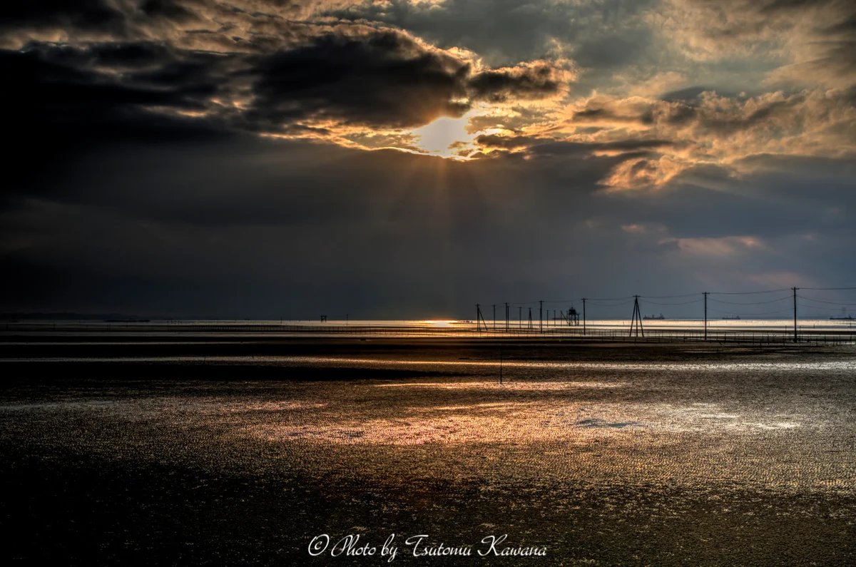 投稿写真：房総木更津・久津間海岸の干潟。。。