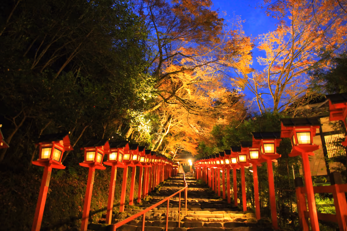 投稿写真：色付く貴船神社