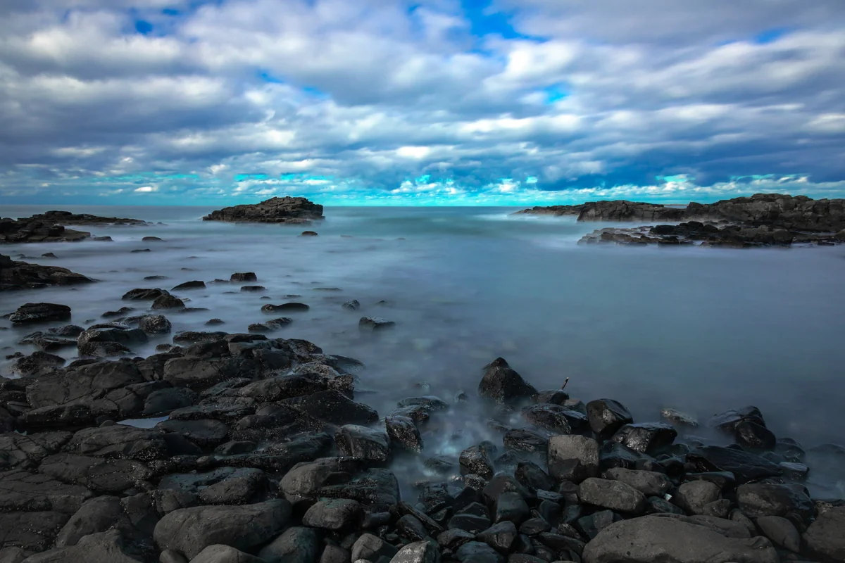 投稿写真：黄金岬の静かなる波濤