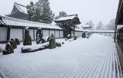 投稿：東福寺　本坊庭園の雪景色　南庭