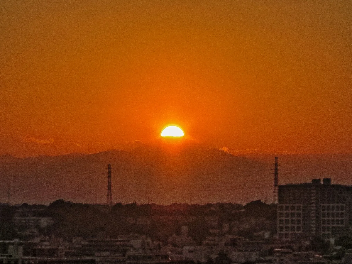 投稿写真：ダイヤモンド富士