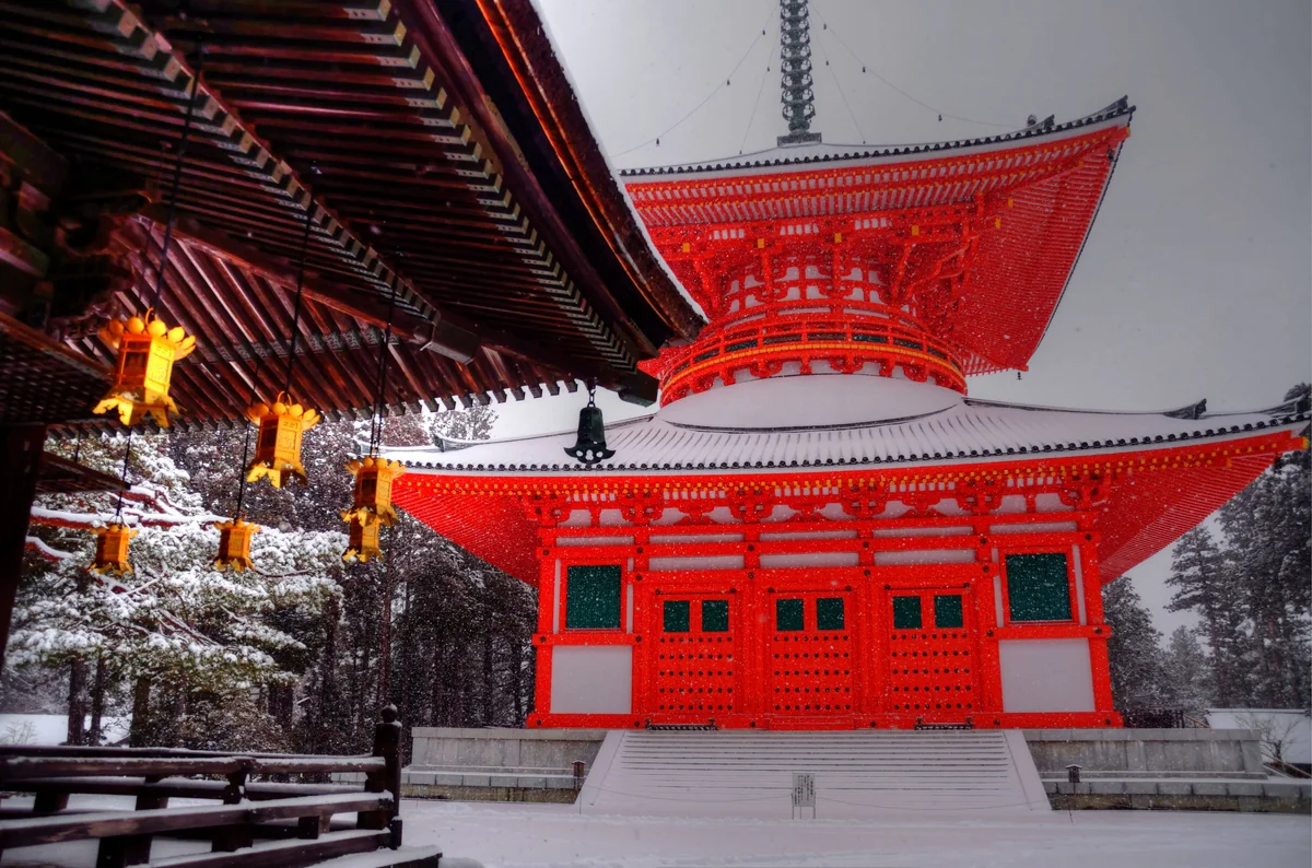 投稿写真：高野山壇上伽藍　雪景色