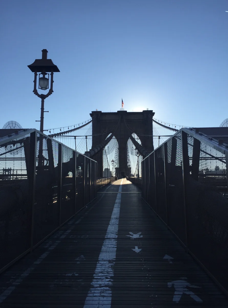 投稿写真：元旦早朝のブルックリン橋