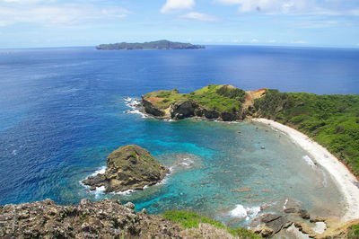 投稿：母島小富士山からみた南崎