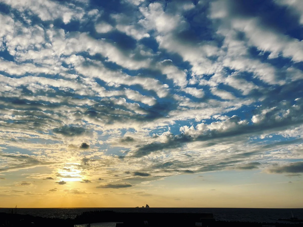 投稿写真：雲がアートな夕方
