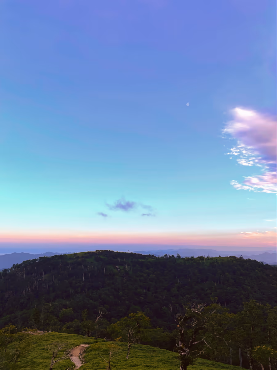 投稿写真：大台ヶ原の夕焼け