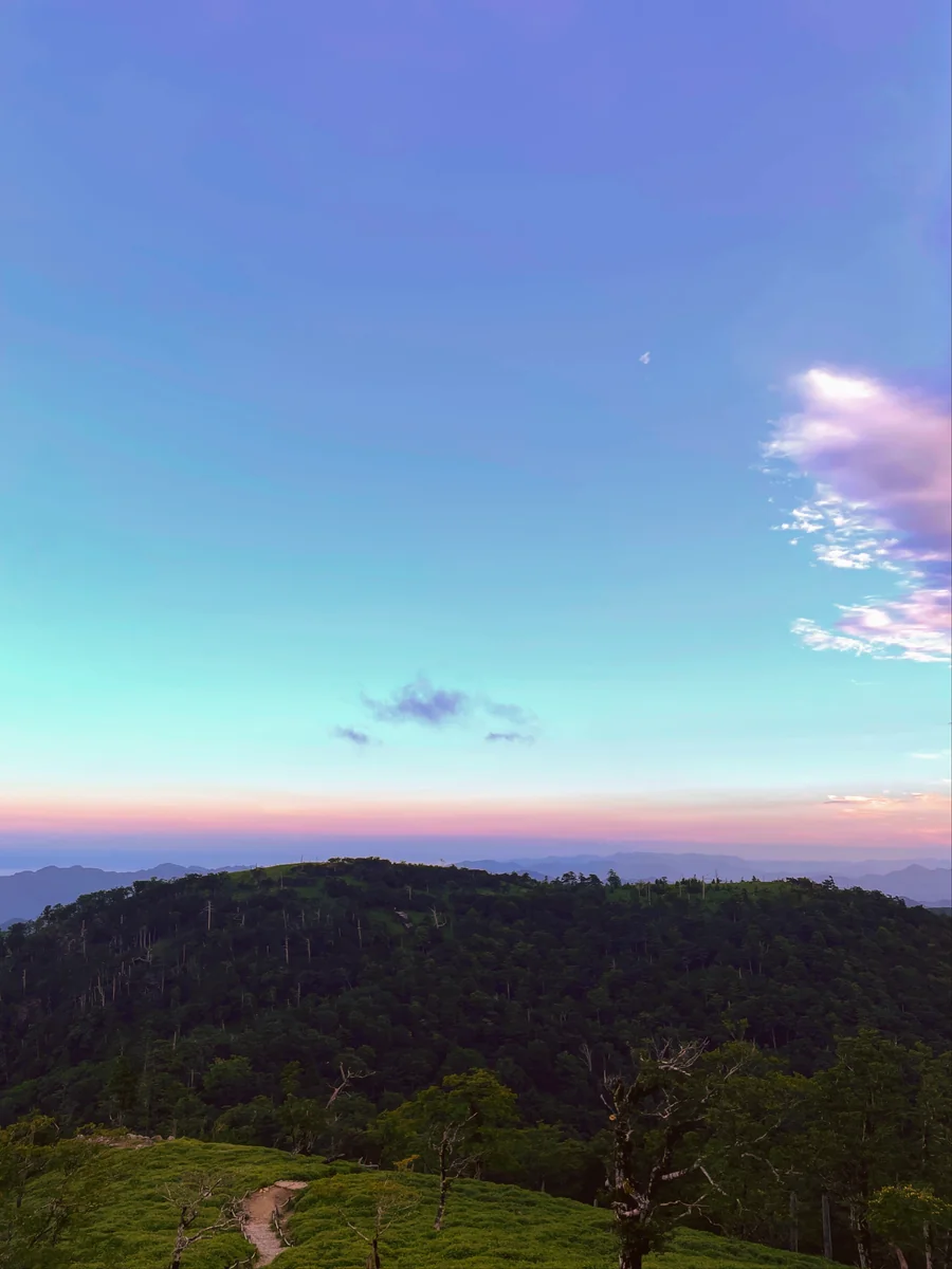 投稿写真：大台ヶ原の夕焼け