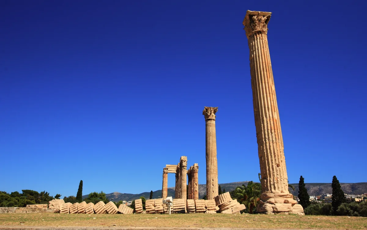 投稿写真：ゼウス神殿と倒柱美