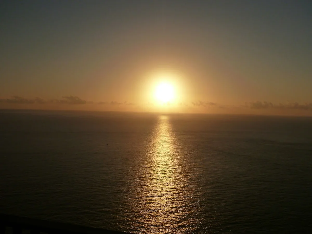 投稿写真：父島からの夕日