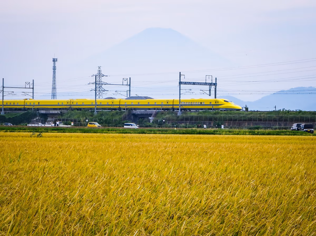 投稿写真：実りの秋を走るドクターイエロー