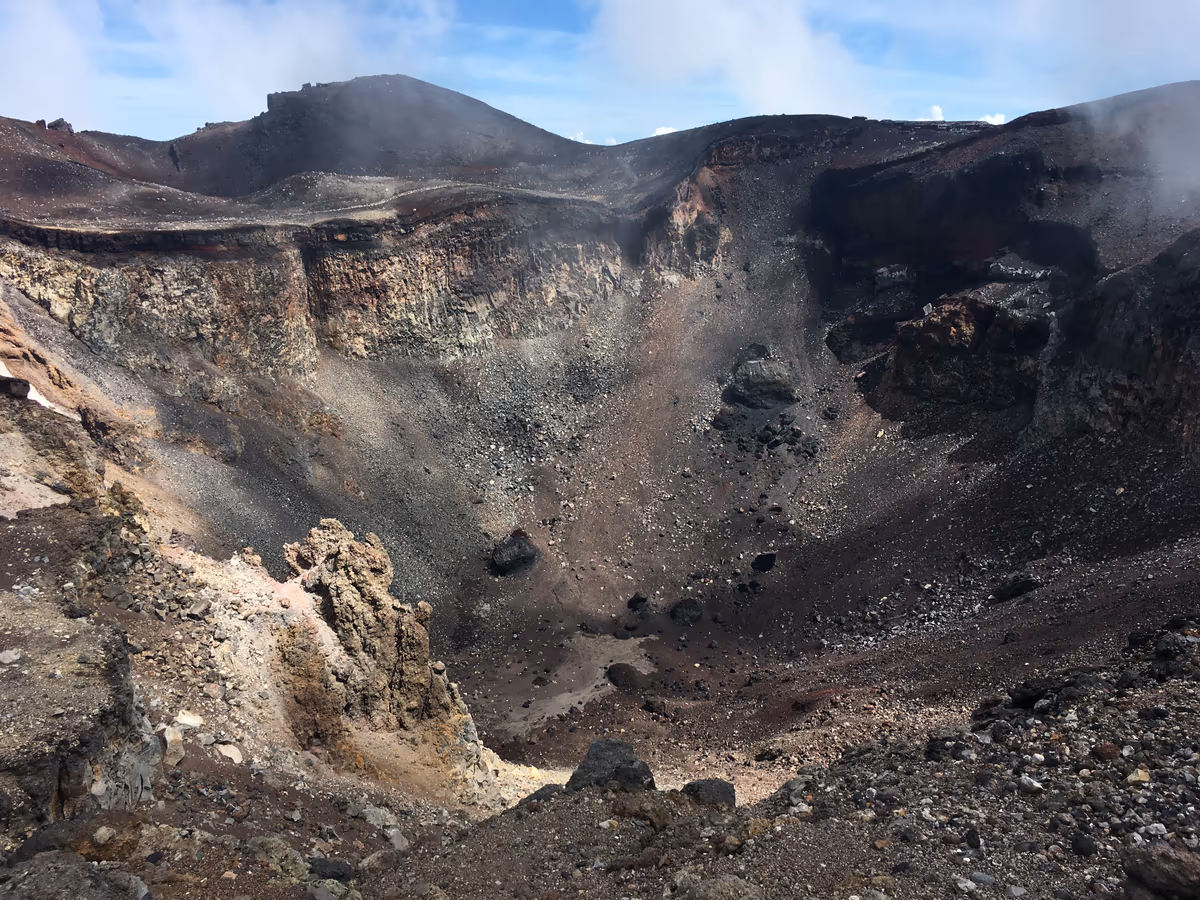 投稿写真：誰もいない富士山火口