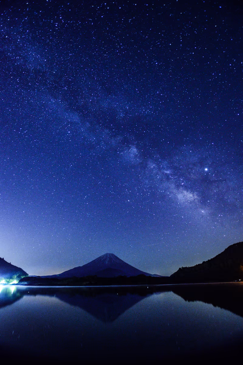 投稿写真：精進湖の天の川