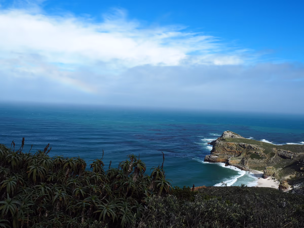 投稿写真：cape pointから見える景色と虹