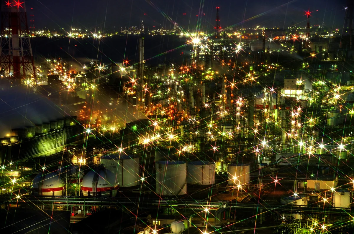 投稿写真：四日市コンビナート　夜景