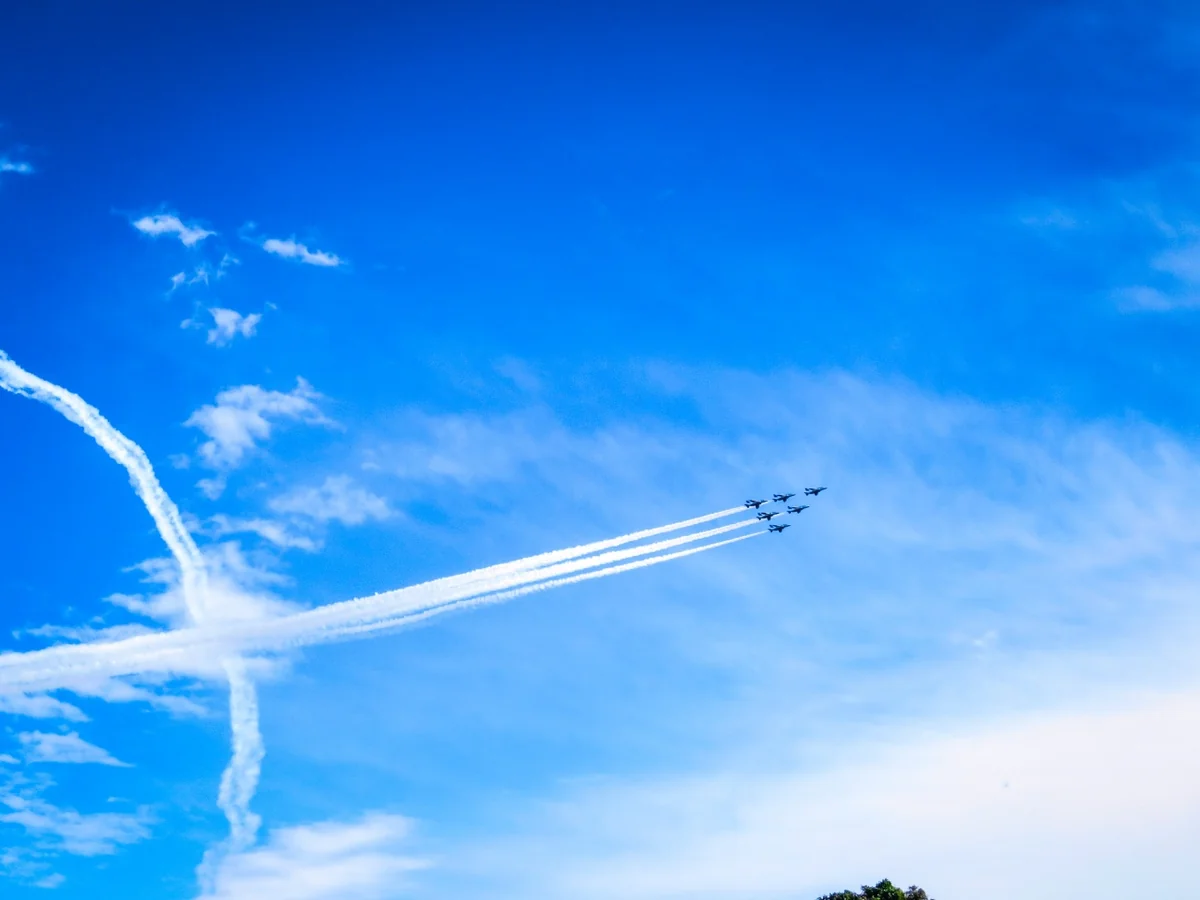 投稿写真：入間航空祭~ブルーインパルス弓矢