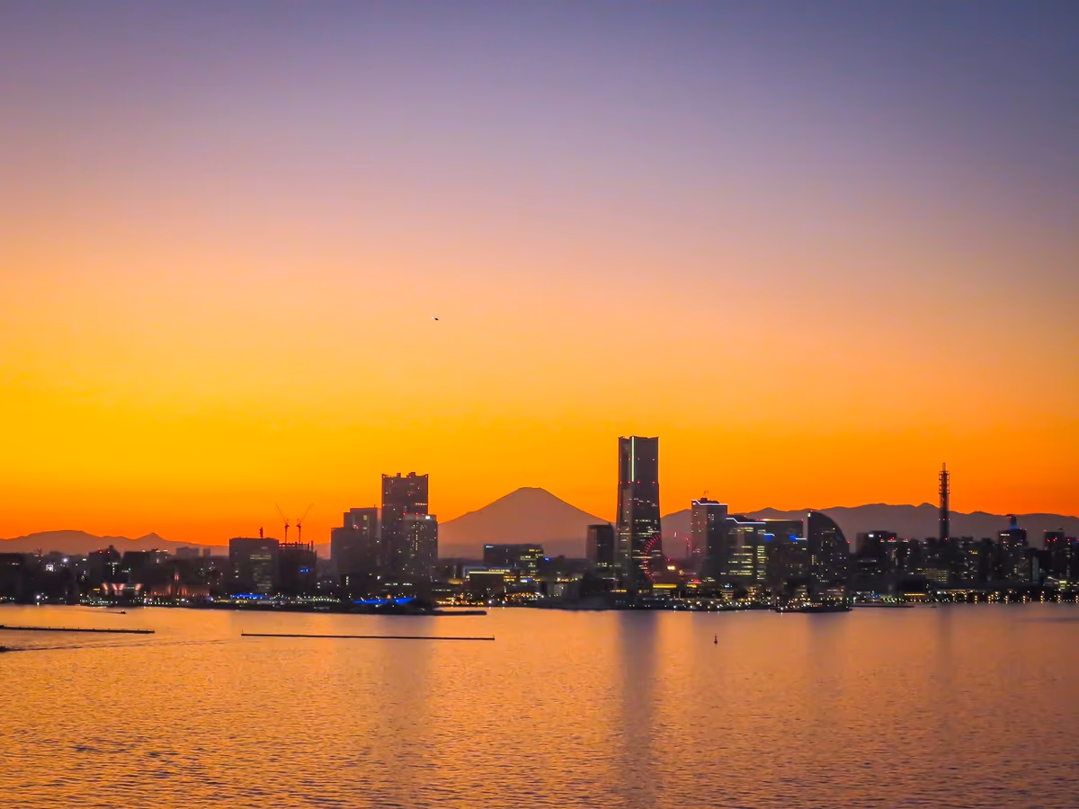 投稿写真：夕焼けグラデーション