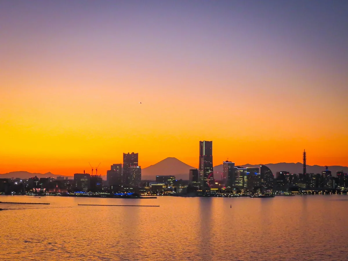 投稿写真：夕焼けグラデーション