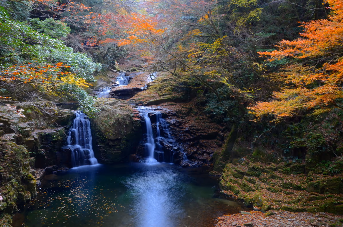 投稿写真：秋の渓谷