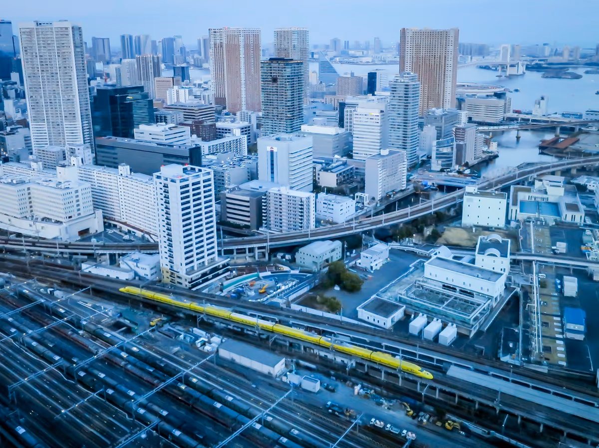 投稿写真：ドクターイエロー俯瞰