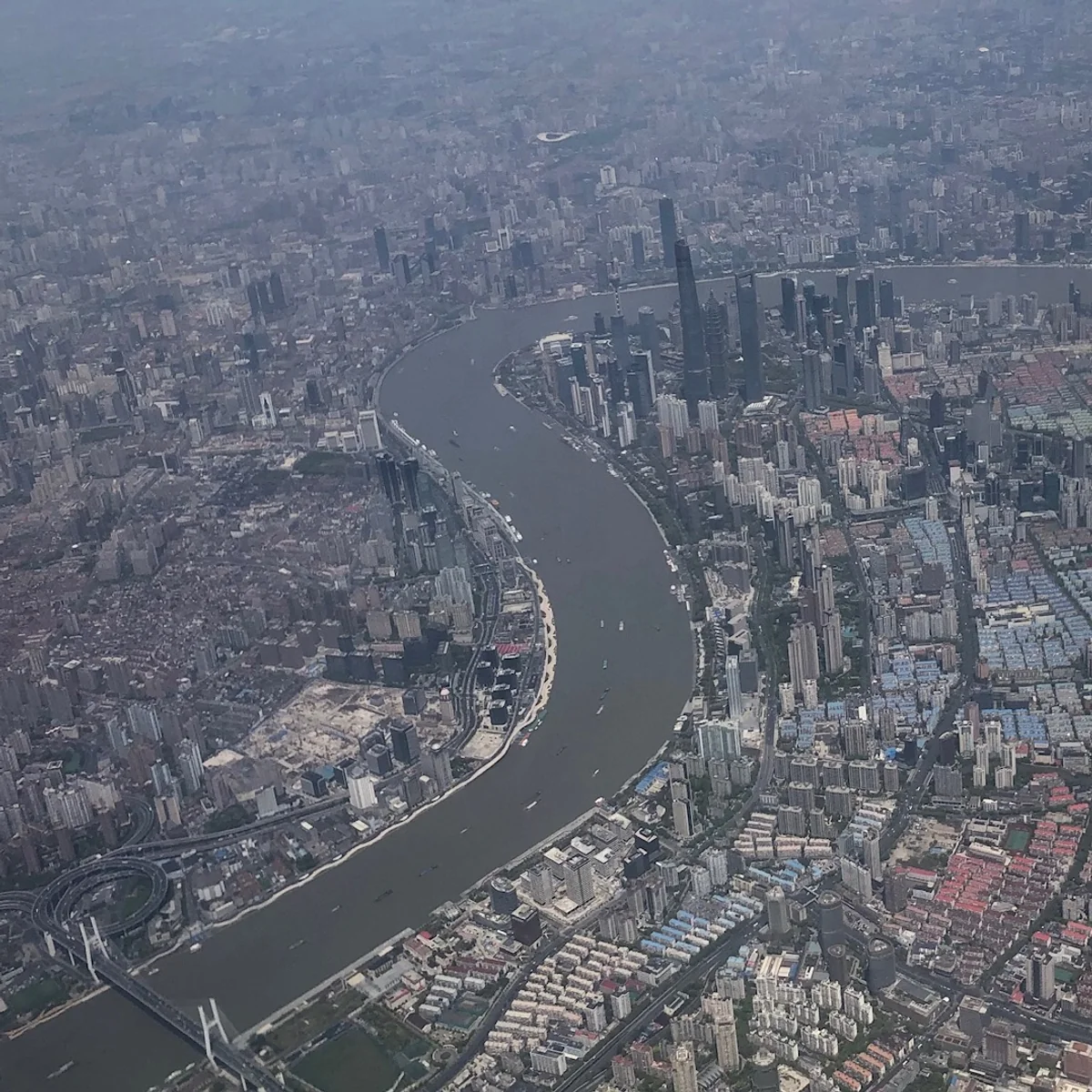投稿写真：上海上空