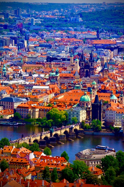 投稿：美しきヴルタヴァ川に掛かるカレル橋と旧市街の街並み