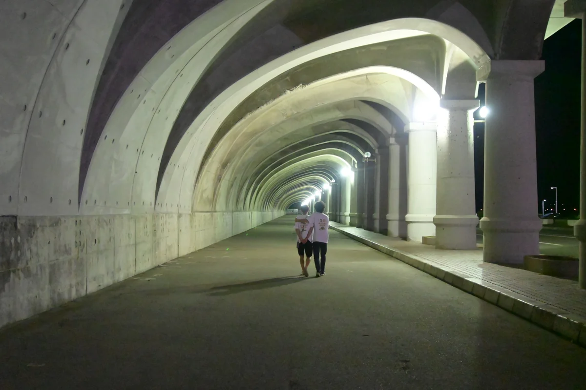 投稿写真：防波堤ドームと青春